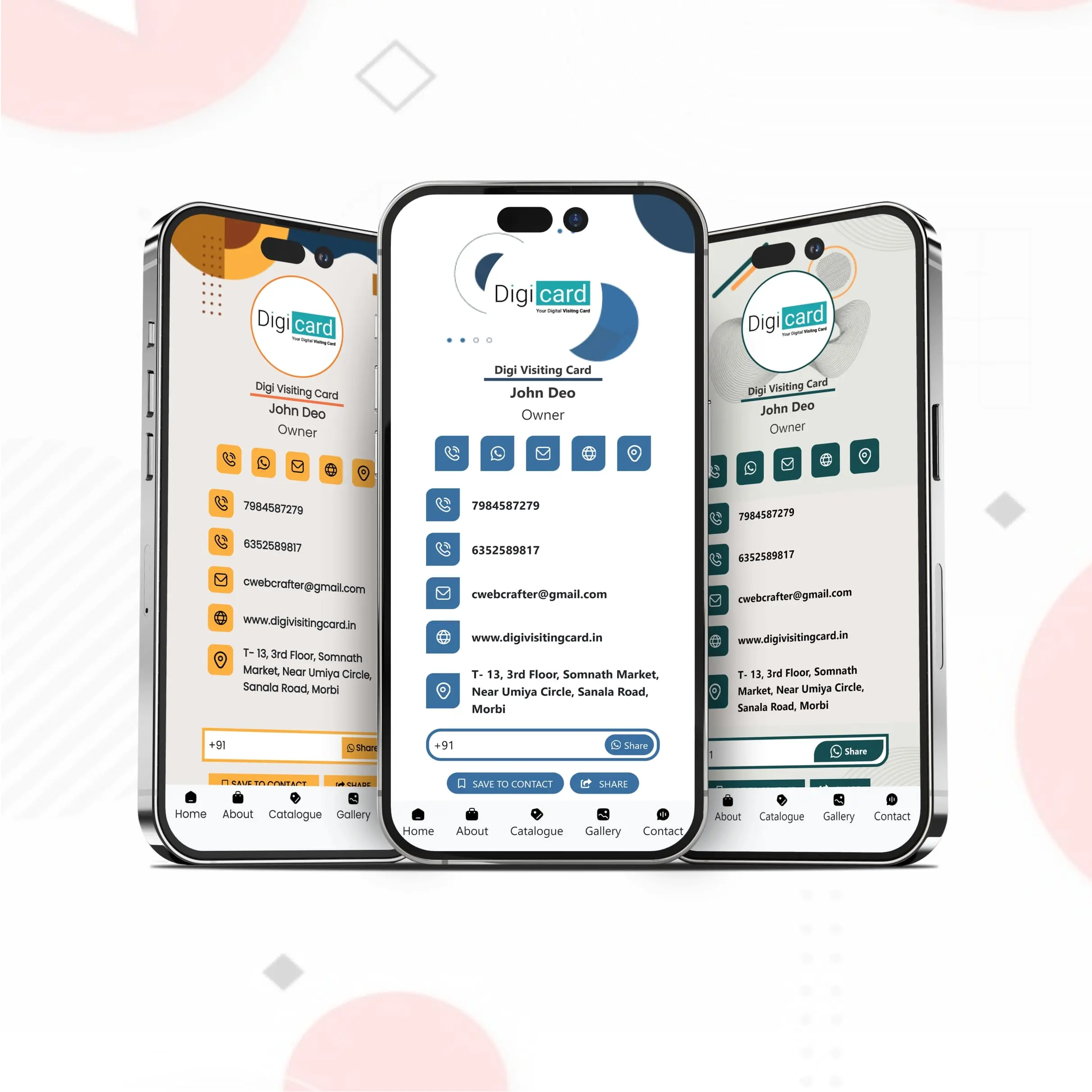 Digital visiting Card